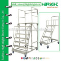 metal security ladder for supermarket